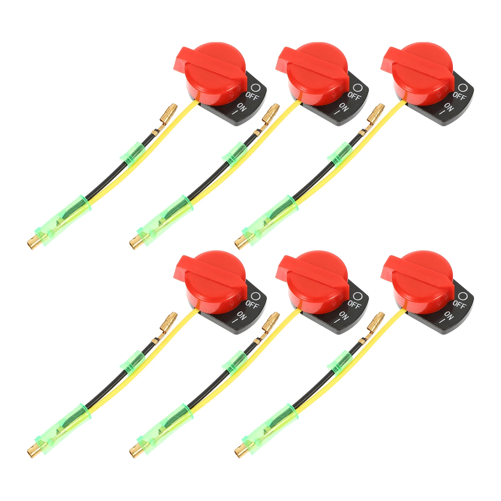 

6pcs Dual- Switch for Pump Lawn Mower Engine Generator Garden Tractor Compatible Reliable Easy Use Plastic Copper