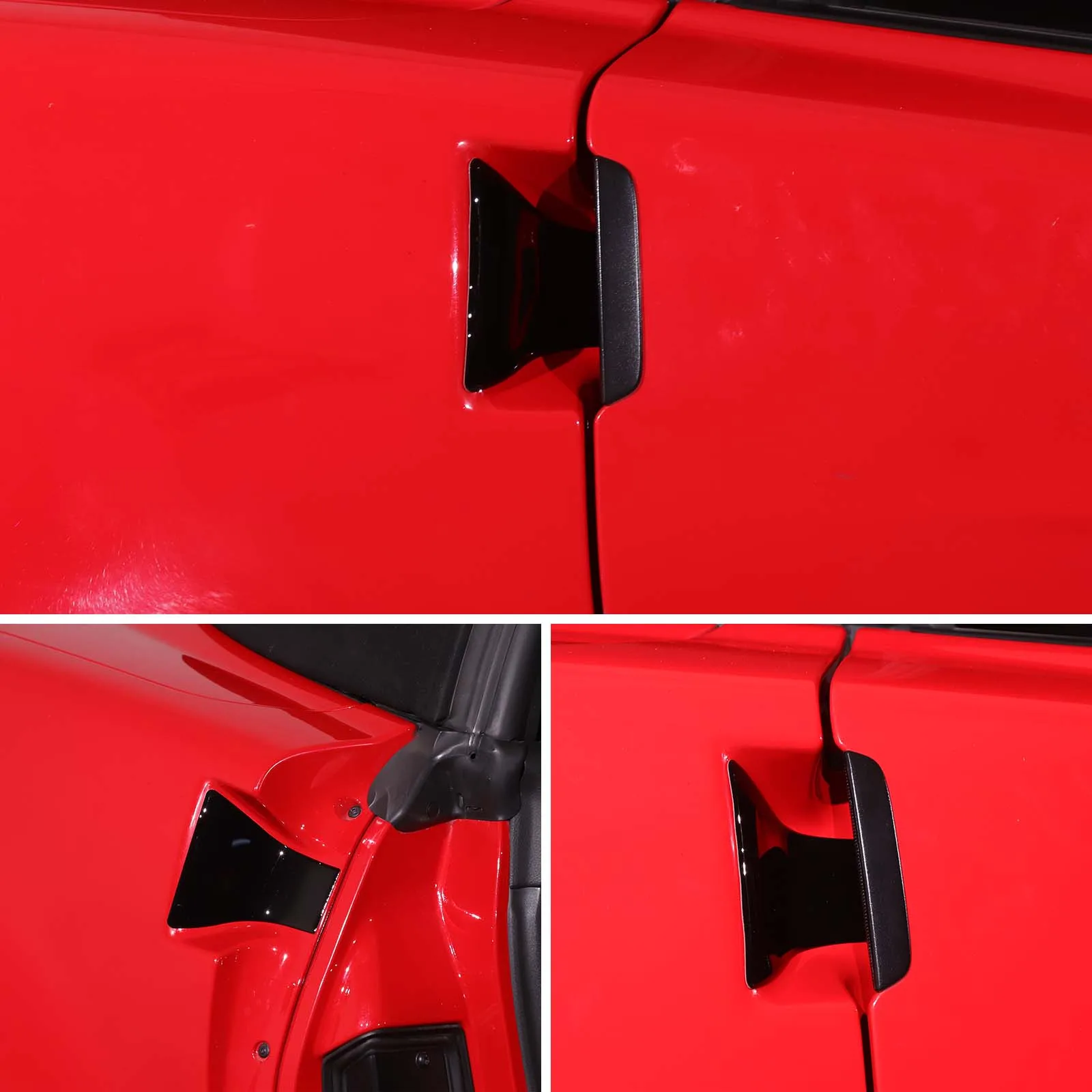 

For Chevrolet Corvette C6 2005-2013 PVC Black Car Door Handle Door Bowl Protection Cover Trim Sticker Car Accessories