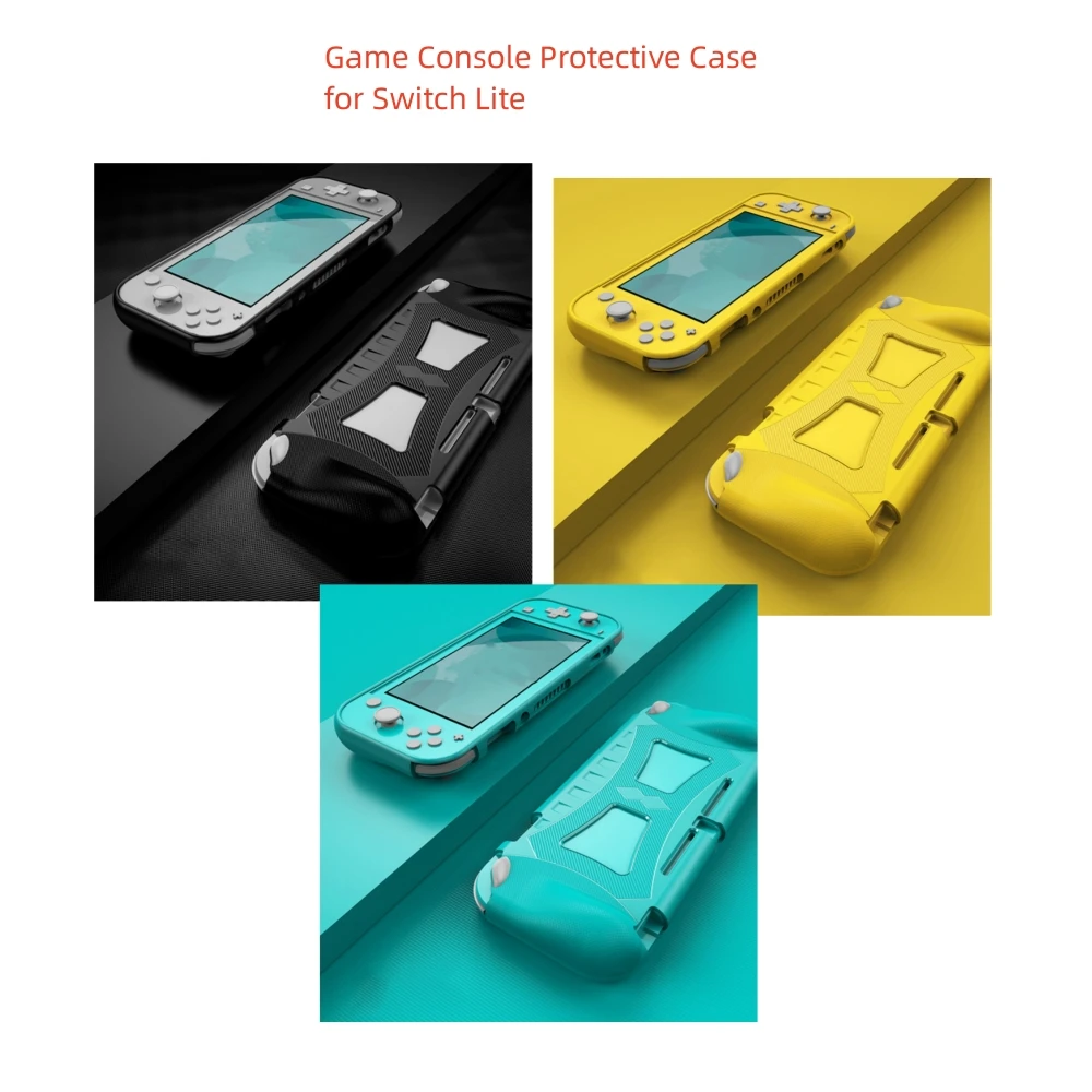 Game Console Protective Case for Switch Lite All-inclusive Soft Silicone Drop-proof TPU Case