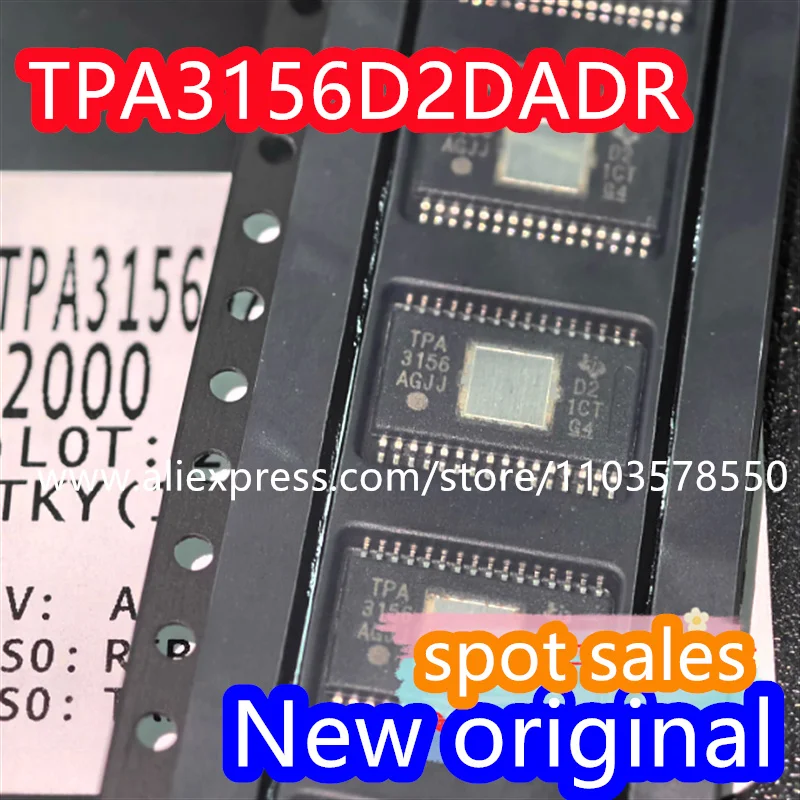 10PCS 100% ยี่ห้อใหม่ TPA3126D2DADR TPA3126 patch HTSSOP32 เครื่องขยายเสียงลําโพงชิป IC