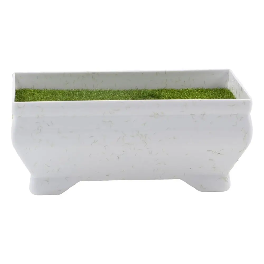 

Creative Flocking Foam Fake Flowers Balcony Wedding Party Vase Flower Arrangement Device Flower Pot Bonsai Ornament