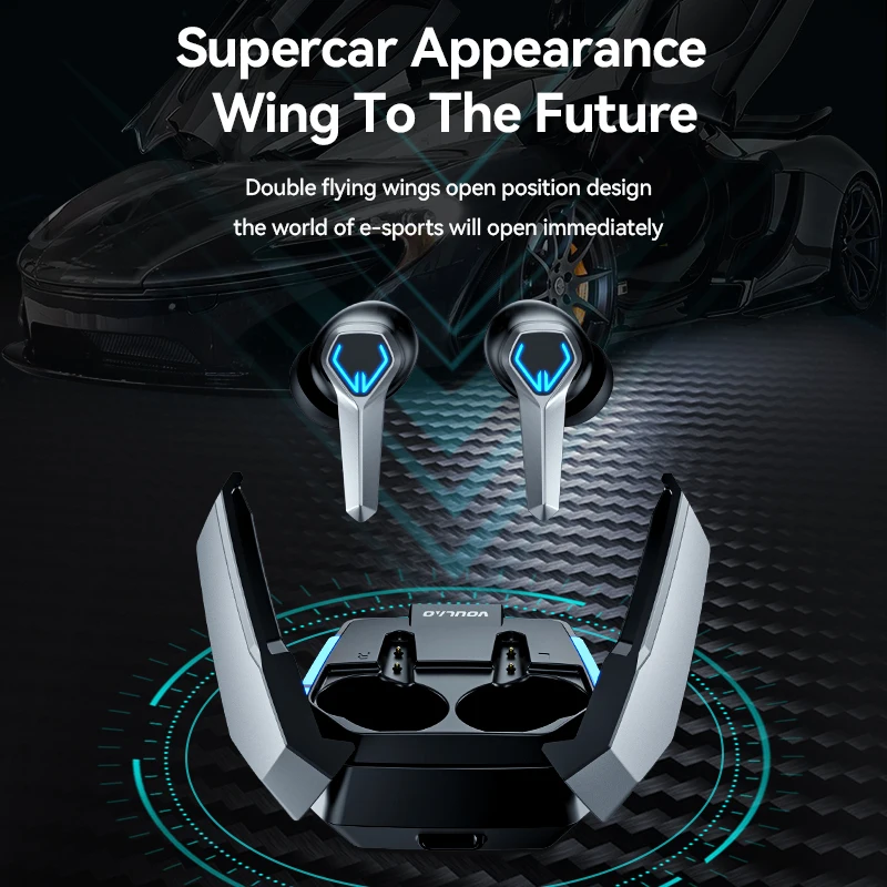 Tai Nghe Chơi Game TWS Stereo Không Dây Bluetooth 5.3 Giảm Tiếng Ồn Thể Thao Tai Nghe Chống Nước Nhạc Tai Nghe Nhét Tai Kèm Mic