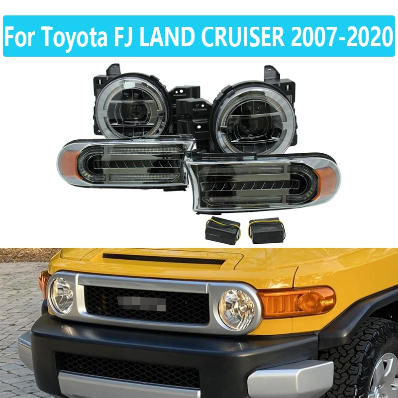 

For Toyota FJ LAND CRUISER 2007-2020 Headlight assembly special car headlights low beams turn signals high beams