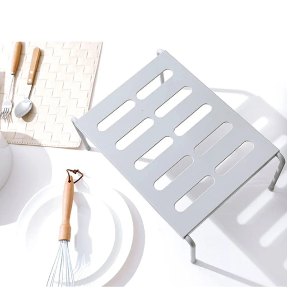 

Space Saving Kitchen Countertop Cabinet Shelf Spice Pantry Plastic Layered Shoe Holder Organizer Closet Floor Space Saver