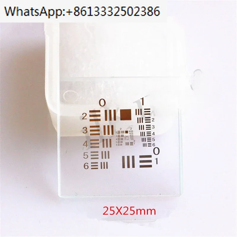 Optical Resolution Test Board Resolving Power Test Target Usaf1951 Machine Vision Camera Calibration Board Correct Pieces 25*25