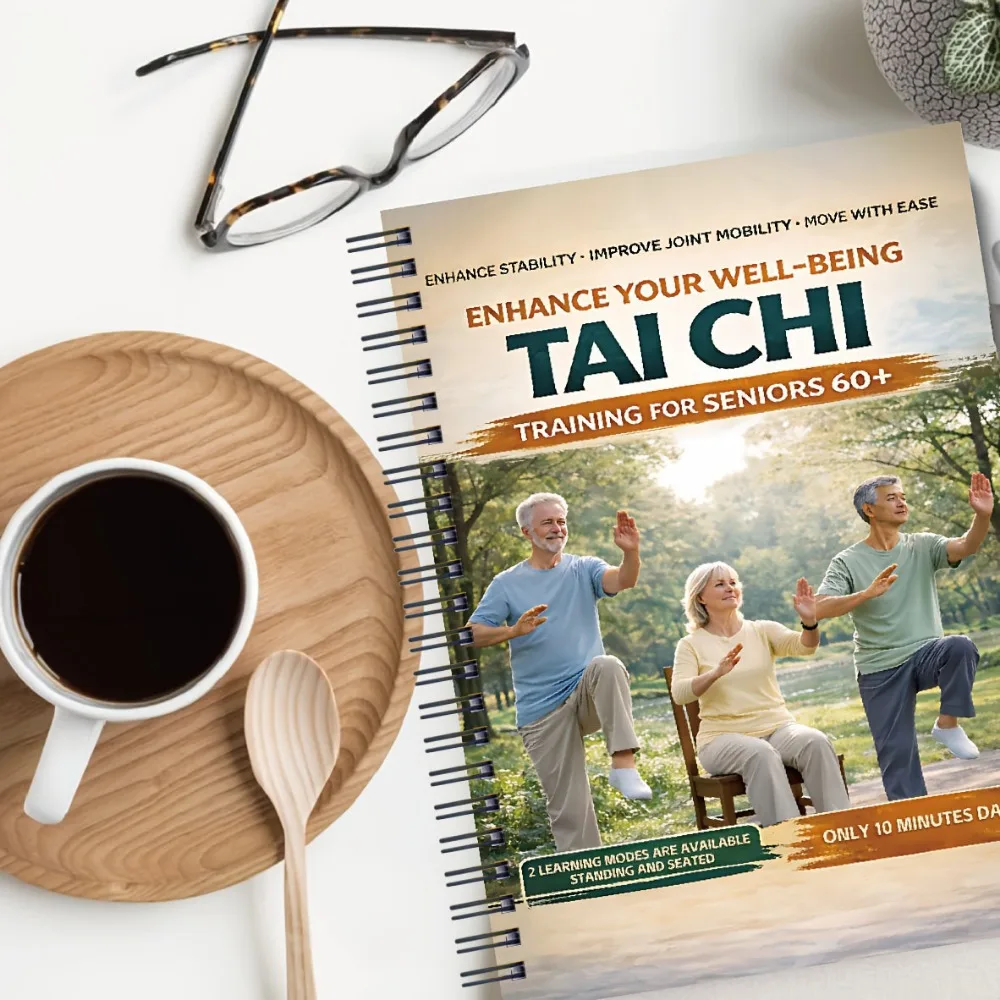 28 Days Transformation Challenge Tai Chi For Seniors Only 10 Minutes Daily Tai Chi Walking Easy 4-week Program Book view 2