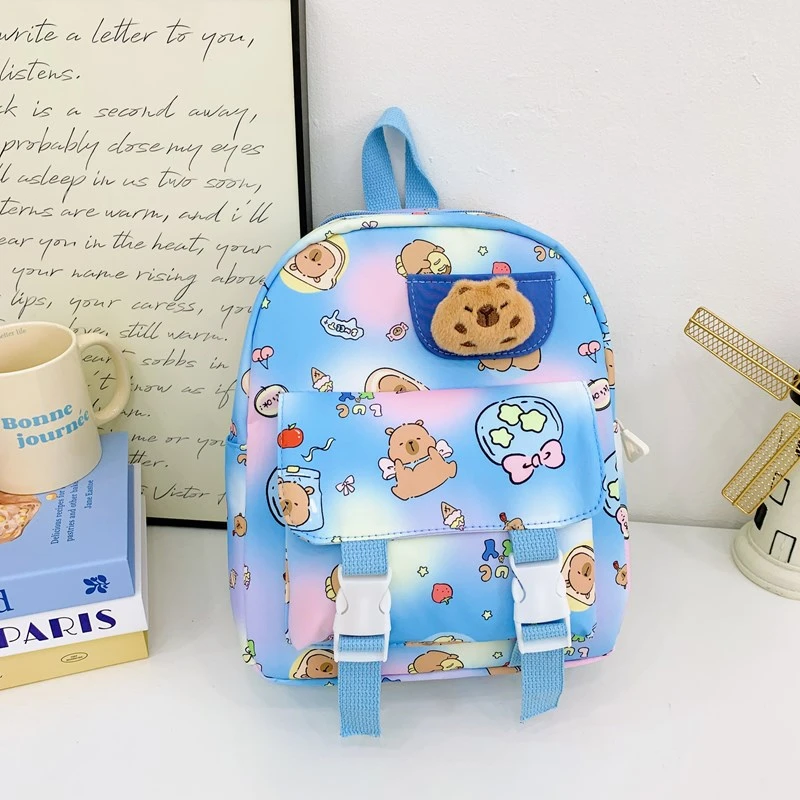 

Students Schoolbag Tutoring Bag Large Capacity Knapsack Waterproof Outdoor Travel Backpack Tote Gift