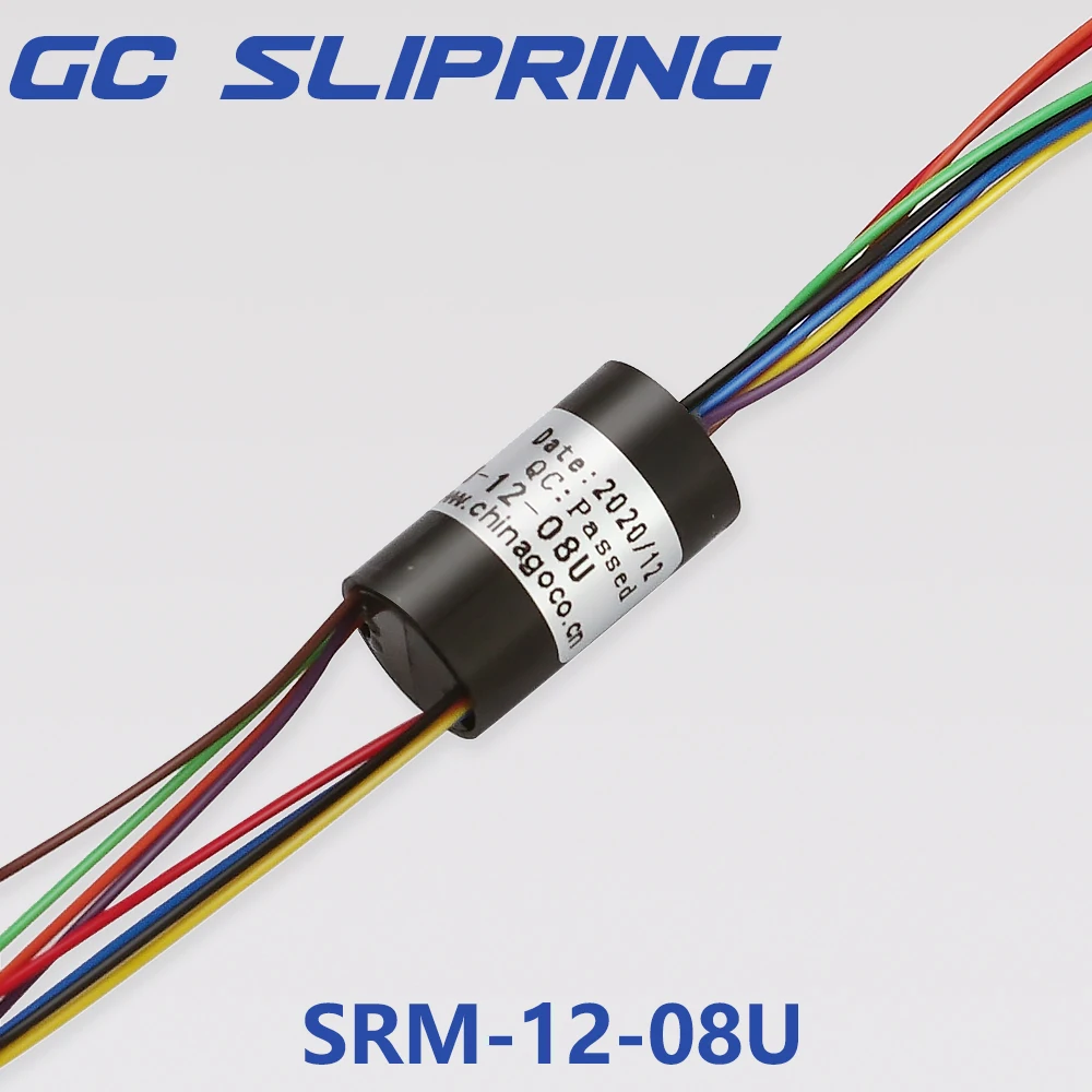 Slip Rings 8rings2A conductive ring, brush rotating connector, collector ring, carbon brush, sliding ring, 8rings2A, diameter