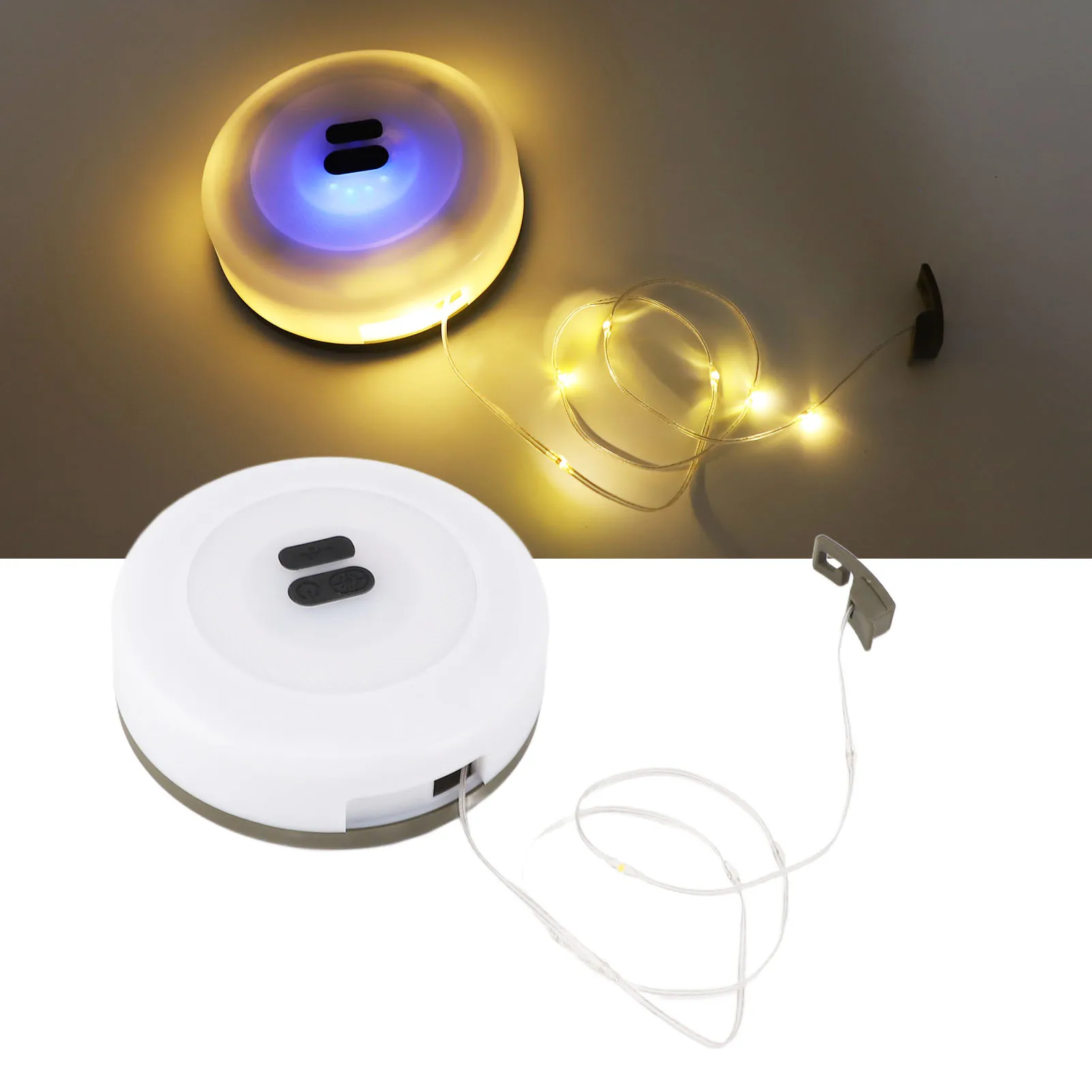 

Портативные фонари для кемпинга 2 в 1, IP67, водонепроницаемые, 32,8 фута, длительный срок службы батареи, гирлянды для кемпинга, регулируемые яркие для Рождества