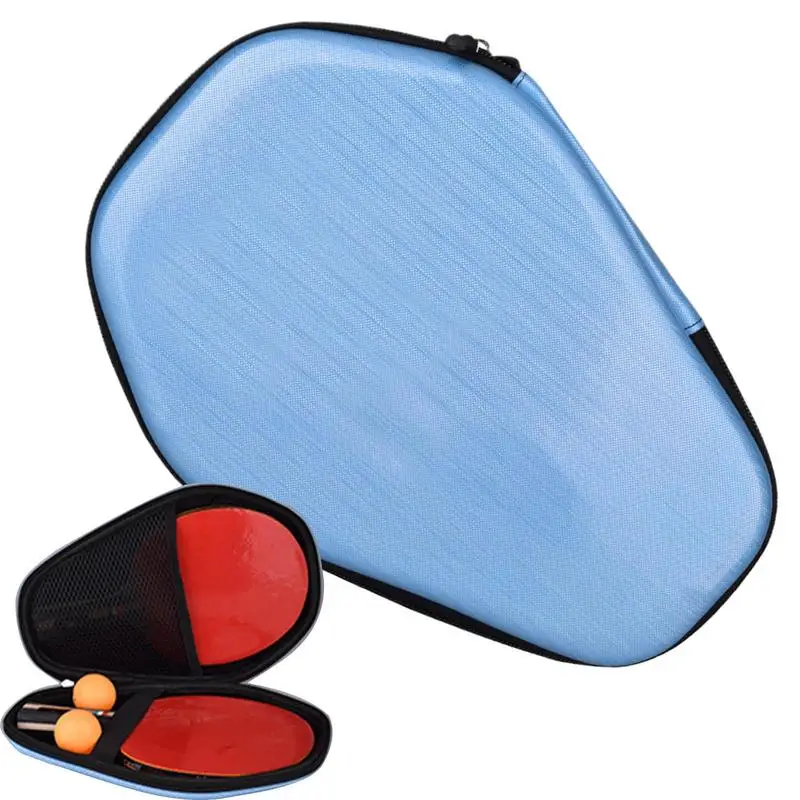 

Table Tennis Paddle Case Hard Table Tennis Racket Box Reusable Protective Organizer Holds 2 Paddles 2 Balls for Men Women Indoor