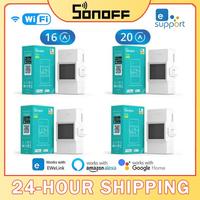 SONOFF POW Elite Smart Power Meter Switch 16A /20A Wifi Smart Home Switch LCD Screen Works With Alexa Google Home EWeLink App