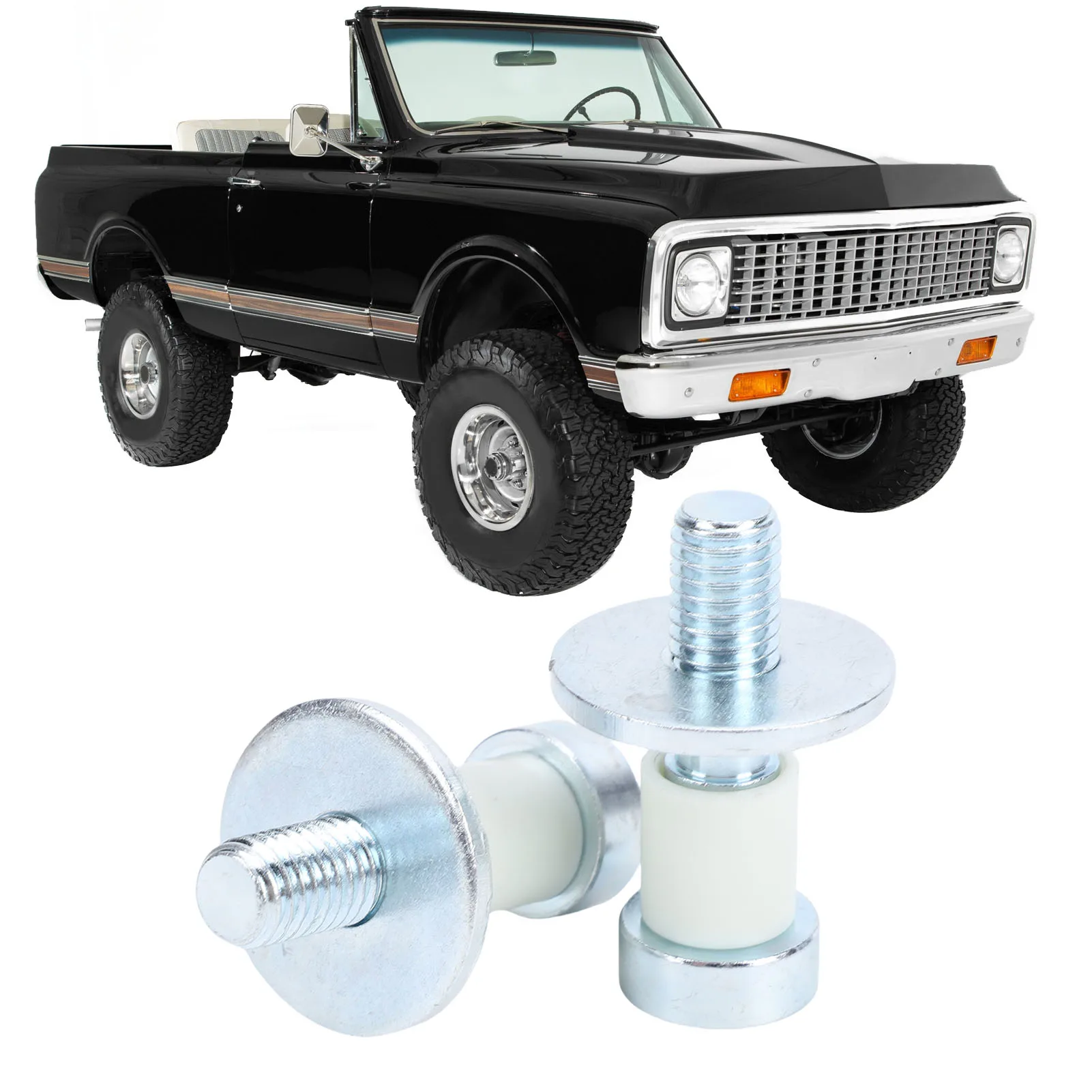 1 زوج مزلاج الباب قفل المهاجم البراغي 9601750 شاحنة مزلاج الباب دبوس مزلاج الباب البراغي استبدال لجيمي R1500-R3500 V1500-V3500