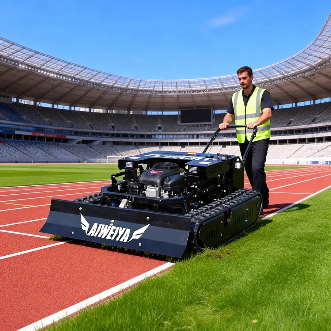 

Customized Family All-Round Helper Tracked Lawn Mower Multifunctional All Terrain One-Click Start Stop Easy To Operate