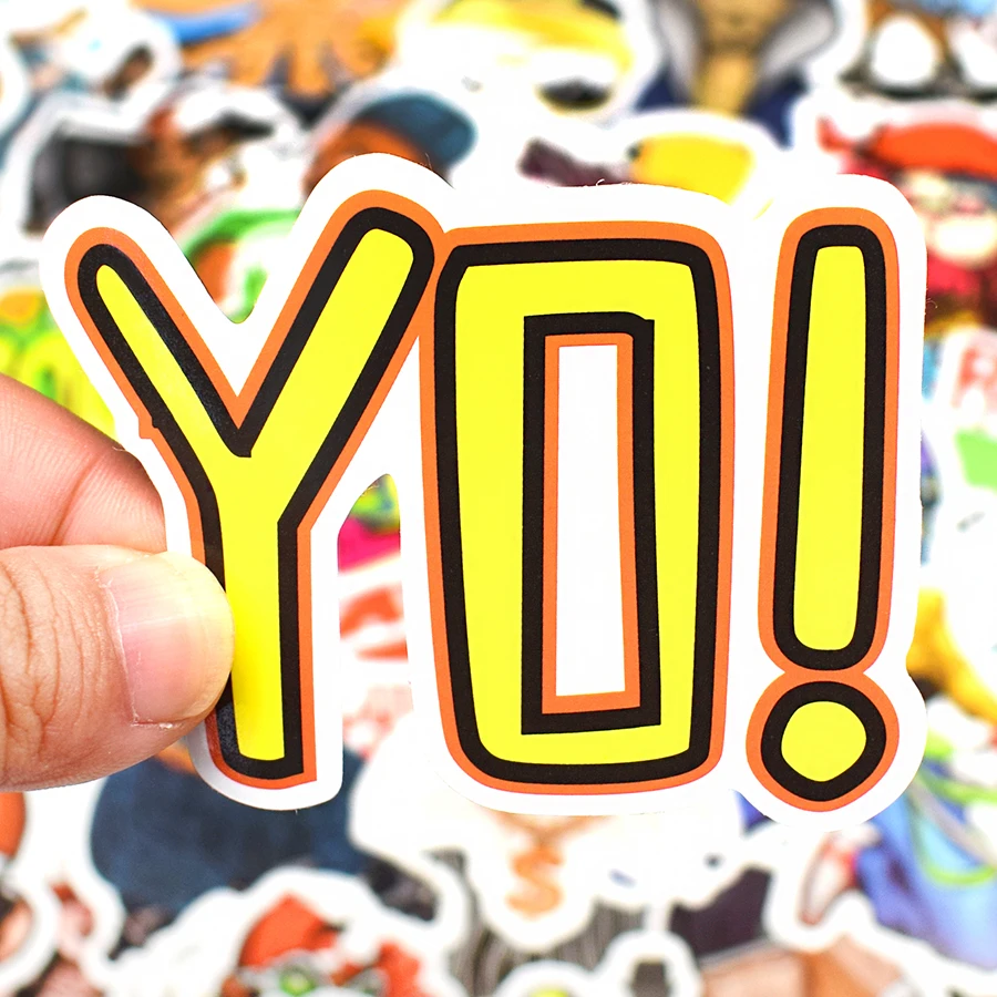 50 PCS Hip Hop Sticker Cool DJ Rap Stickers Decal Graffiti Rock Vinyl Stickers Pack for Kids DIY Bike Laptop Skateboard Stickers