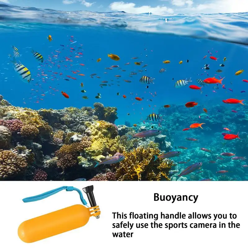 كاميرا مقاومة للماء تعويم الكاميرا العائمة الطفو الذراع مع المعصم حزام في الهواء الطلق الغوص تصفح كاميرا الطفو عصا يده