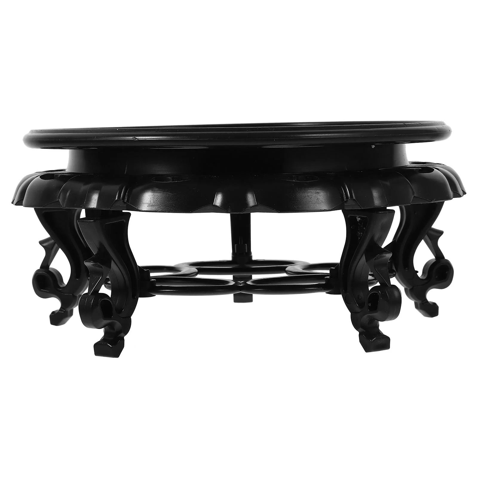 

Resin Wood Base Tray Potted Plant Riser For Indoor Garden Decor Display Stand Bonsai Holder Vase Statue Craft Base
