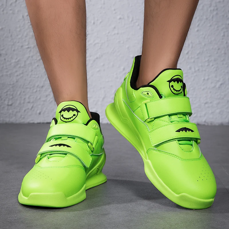 

Red Green Quality Powerlifting Weightlifting Shoes for Men Designed for Heavy Lifts and Squat Training Ideal for Intense Workout