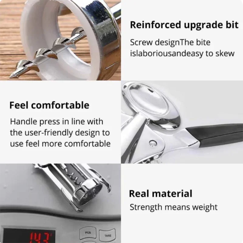 Red Wine Bottle Opener Beer Driver SteelWine Corkscrew Wine Opener Multifunctional Stainless Corkscrew Kitchen Supplies
