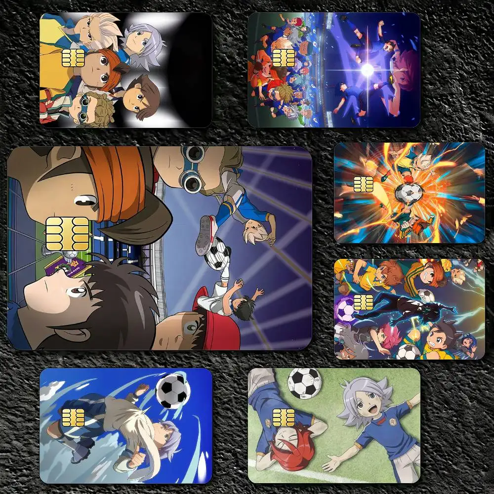 

Football I-InazumaS E-Eleven 11 Credit Card Skin Stickers For VISA Bank Bus Metro Access Card Protective Film Cover Sticker