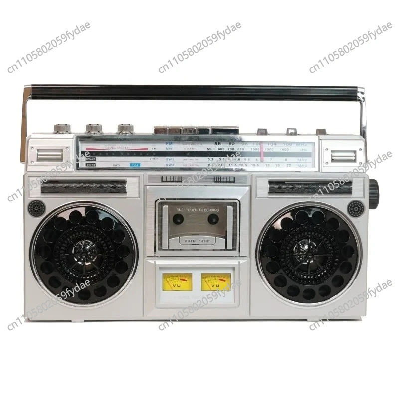 

New two-channel stereo tape machine, cassette machine, tape recorder, tape recorder, Bluetooth card, retro and nostalgic.