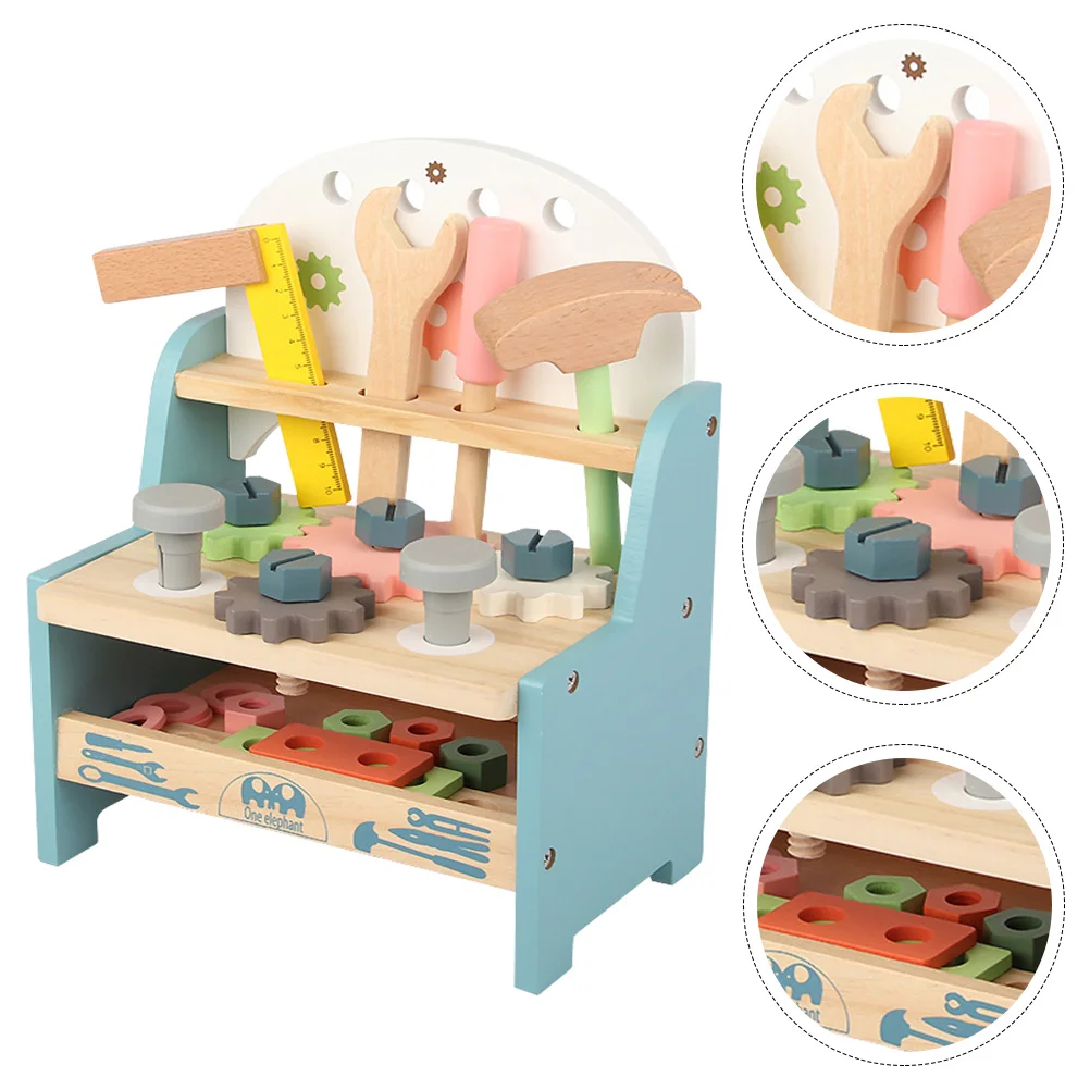 Tavolo per attrezzi Giocattolo per bambini Vite di montaggio Modelli di giocattoli Strumenti educativi fai da te Giocattoli per neonati Puzzle