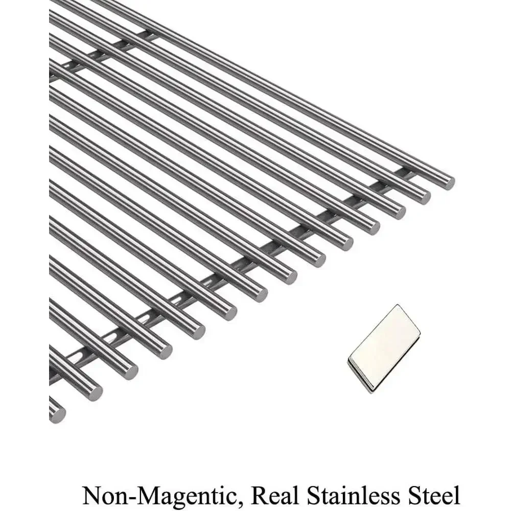 Stainless Steel 18 Cross Rods Cooking Grates Set of 2 Fits Weber Genesis E310 E320 E330 DCS Gas Grills Health Sanitary