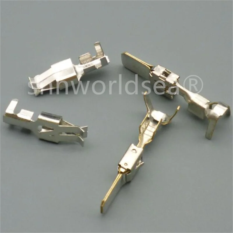 Shhworldsea free shipping 6.3MM Car female car male terminal auto Crimp Terminal Female Spade Connector