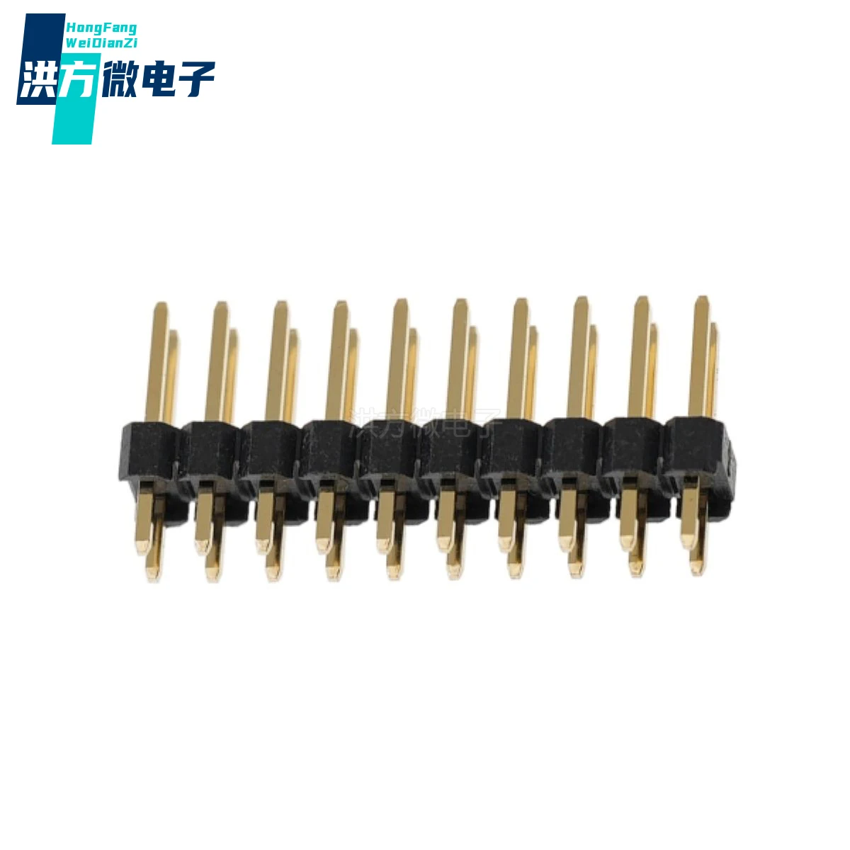 50PCS Origin,Pin Header,single row square needle,1U"Gold,spacing:2.54mm, needle length: 6mm/3mm, 3A, 250V, plastic height: 2.5mm