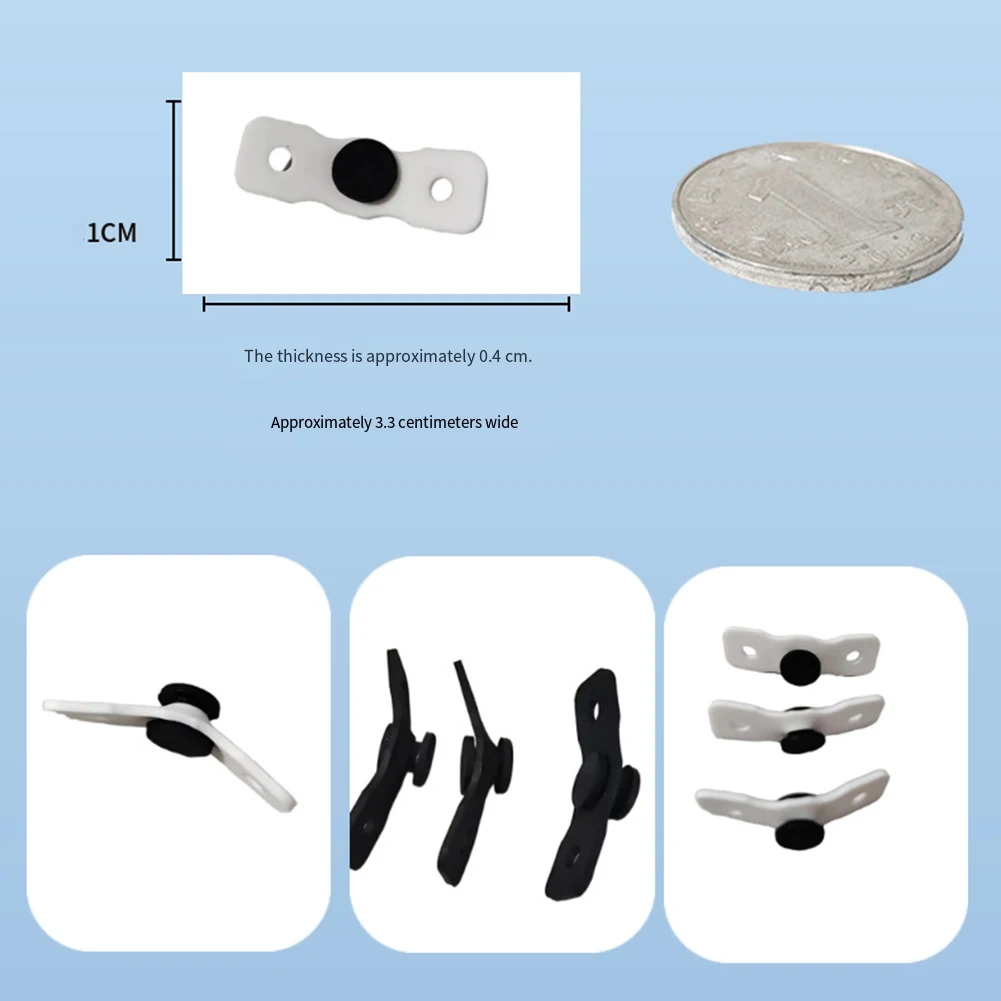 

Silicone Material Tennis Dampener Shock Absorption Easy Installation Comfort Improvement Silicone Black, White