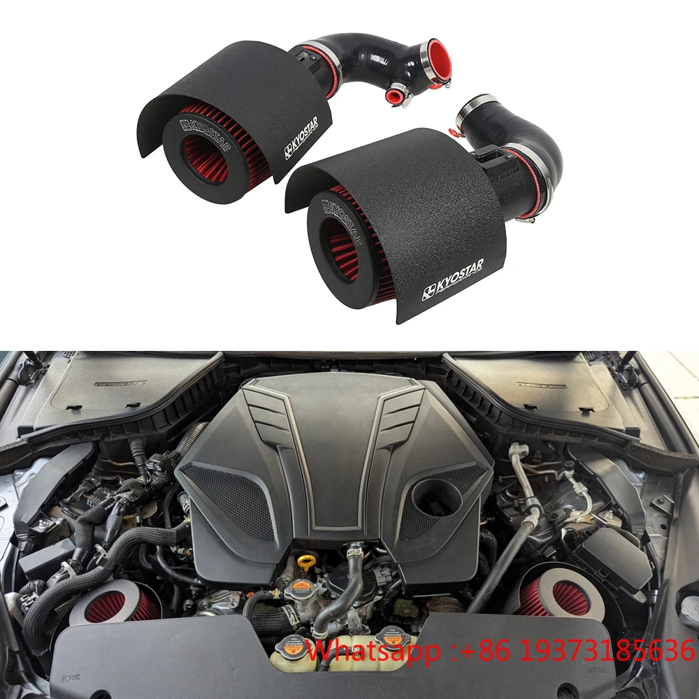 Air Intake Kit With Heat Shield For Infiniti 2016+ Q50 Q60 3.0L Twin for Turbo VR30DDTT