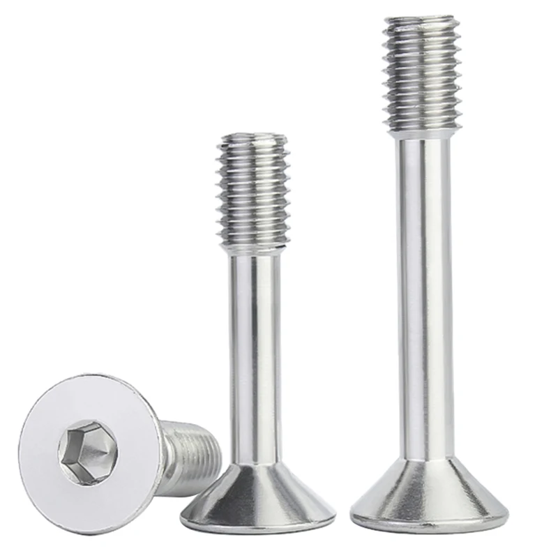 شقة رئيس مسدس المقبس المسمار 304 سداسية من الفولاذ المقاوم للصدأ المقبس غاطسة شقة مسمار لولبي الرأس نصف الموضوع الترباس M2.5 M3 M4 M5 M6 M8