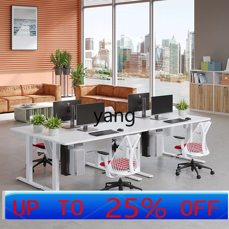 LH Two-person Face-to-Face Screen Card Seat Staff Desk Staff Seat Two-person Desk