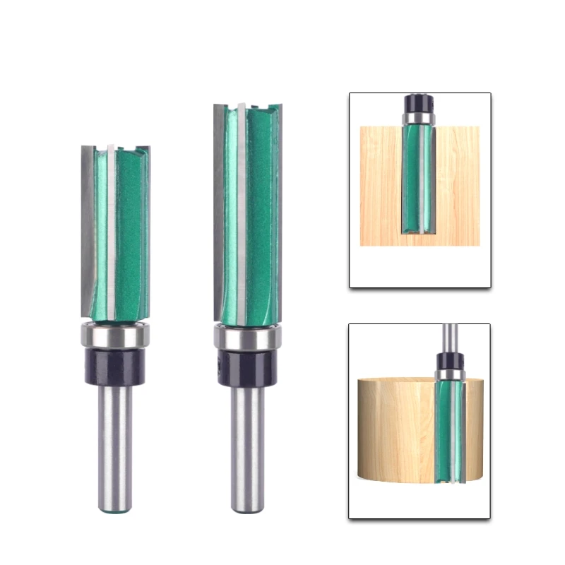 YUSUN 8MM 12MM Shank Z4 Pattern Bit Router Bit Woodworking Milling Cutter For Wood Bit Face Mill Carbide Cutter End Mill