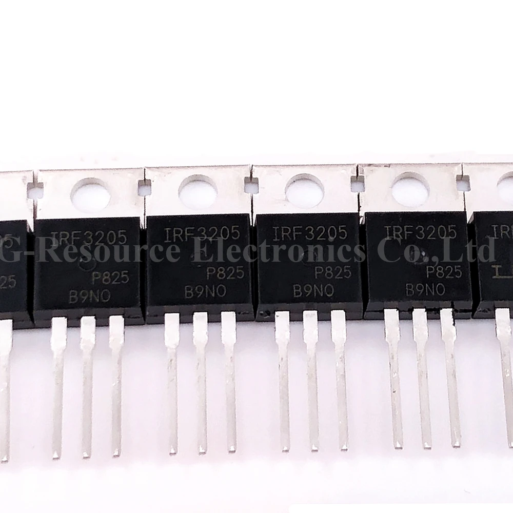 (10 peças) irf3205pbf irf3205 to-220 mosfet de potência de canal n (55v/110a) novo original
