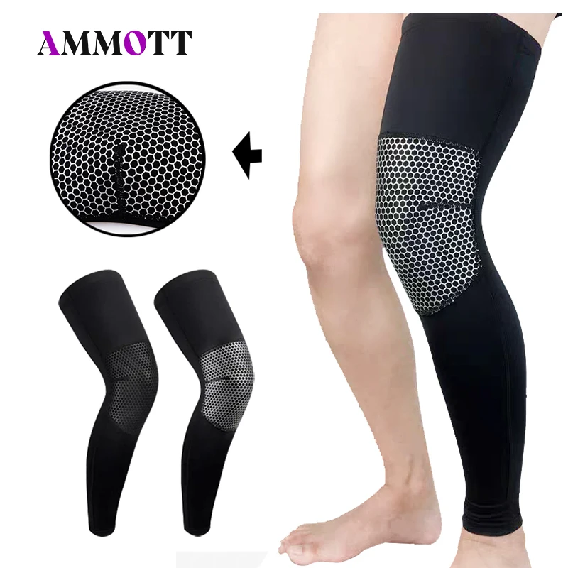 

1Pcs Compression Leg Sleeves with Anti Slip Knee Pads,Relieve Pain,Improve Blood Circulation and Injury Recovery