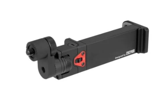 Zhiyun TransMount Phone Holder with Crown Gear EX1E01 360°unlimited angle support Pad Mini or phone with large clamping space