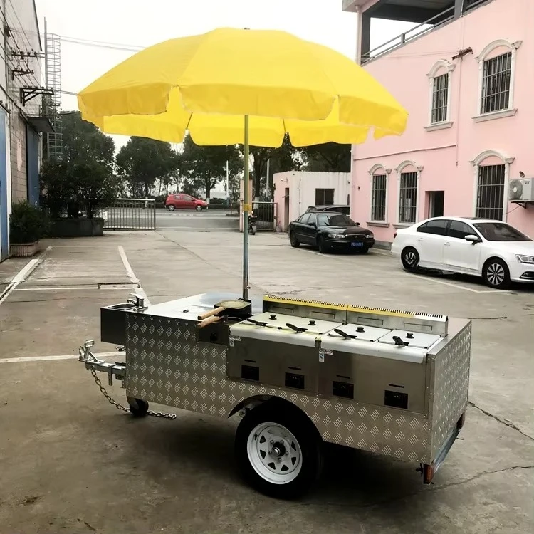removable hot dog shopping cart stainless steel
