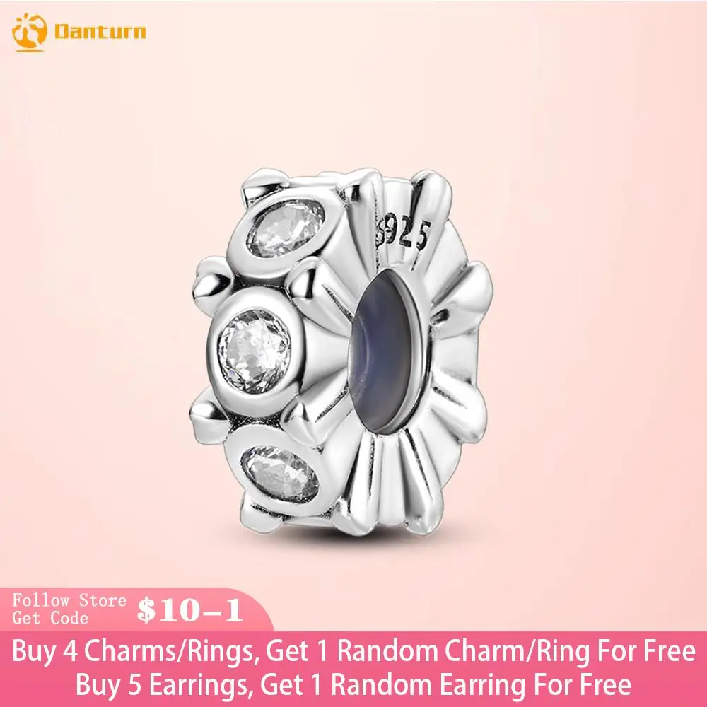 

Danturn 925 Sterling Silver Beads Heart Isolation Charm fit Original Pandora Bracelets or Necklaces Fashion Women Jewelry Making