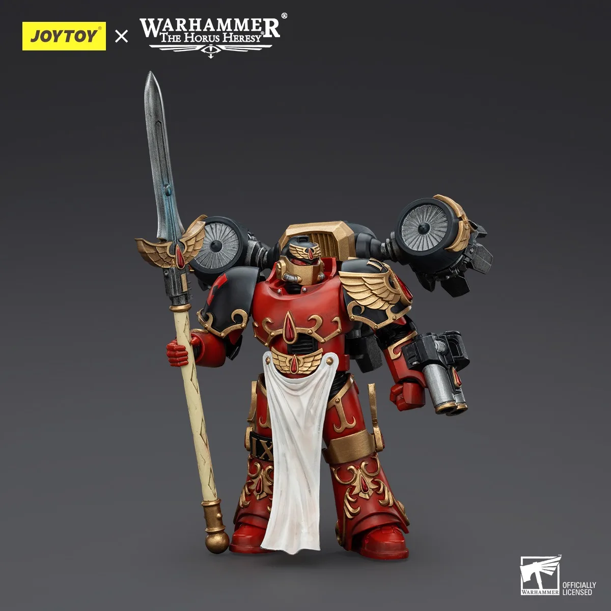 

JOYTOY Warhammer 1/18 Action Figures Blood Angels Dawnbreaker Cohort Dawnbreaker Champion Model Toy Boy Gifts 3.75inch