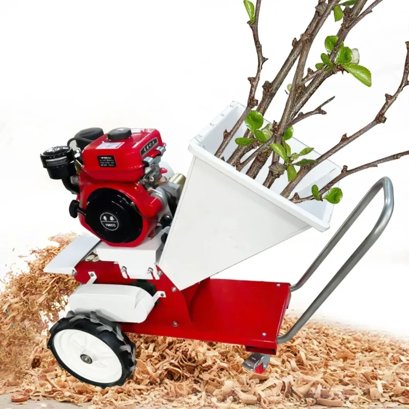 High Efficiency Tree Branch Shredder Powered Wood Chipper Mulcher Machine for India Farms