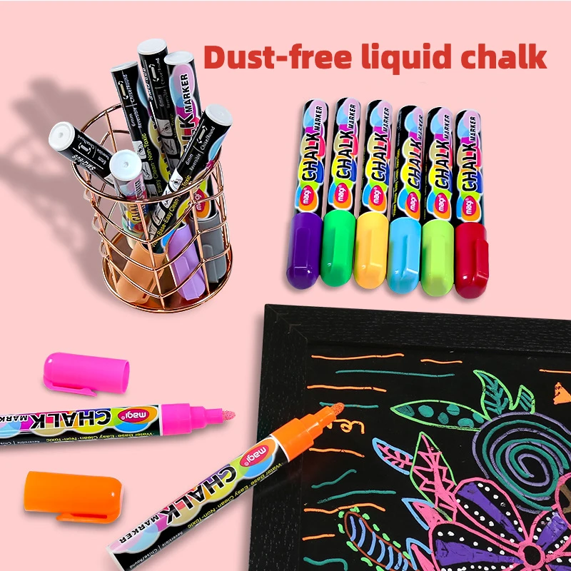 CHEN LIN Erasable 6mm Dust-free Liquid Chalk Environmentally Friendly Liquid Chalk For LED Board Whiteboard Highlighter Markers