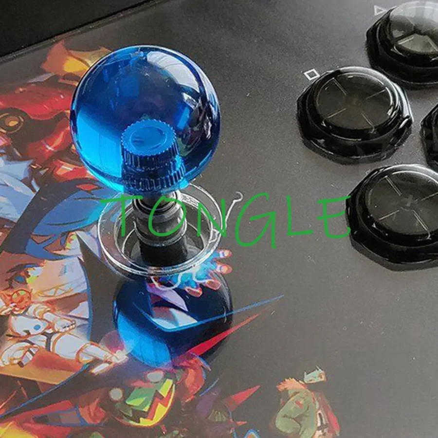 35mm Joystick Top Ball Bubble Crystal Clear Balltop Topball M6 Knob Suitable To Sanwa /Zippy Sitck Arcade Game Controller DIY