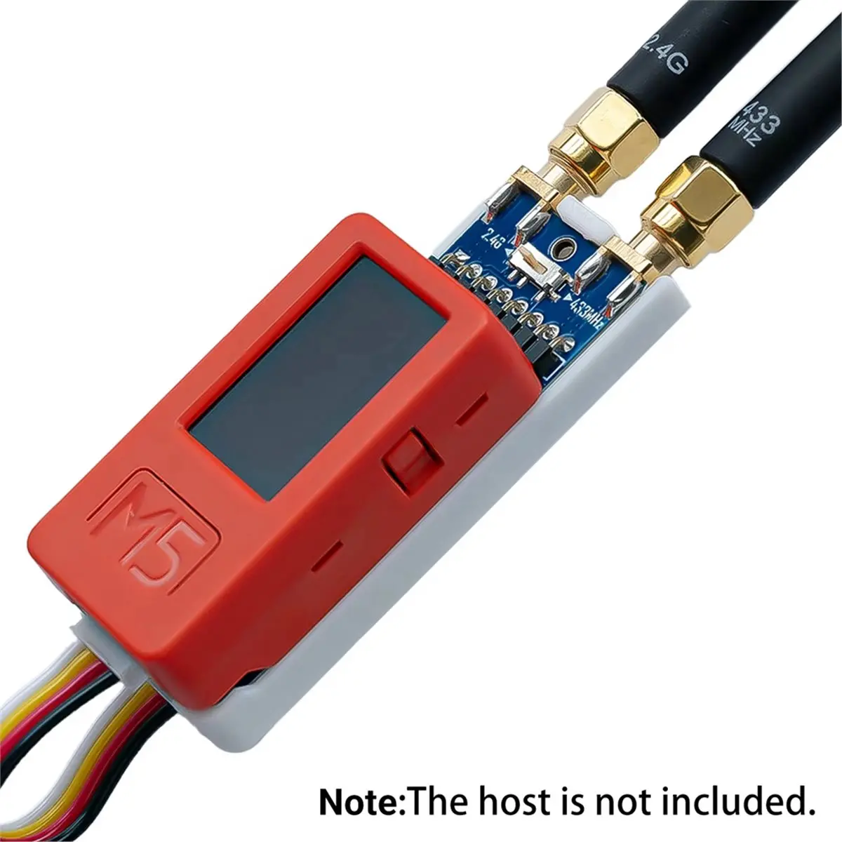 

2-in-1 Module for StickC Plus2, Supports 2.4GHz and Sub-GHz 433MHz, Compatible with for Bruch Firmware