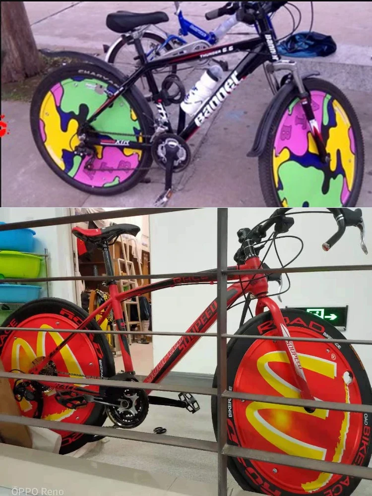 700C 道路自転車ホイールカバー/DIY ブランクホイールカバー/自転車