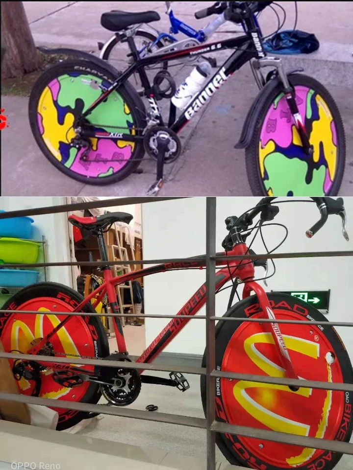 700C 道路自転車ホイールカバー/DIY ブランクホイールカバー/自転車