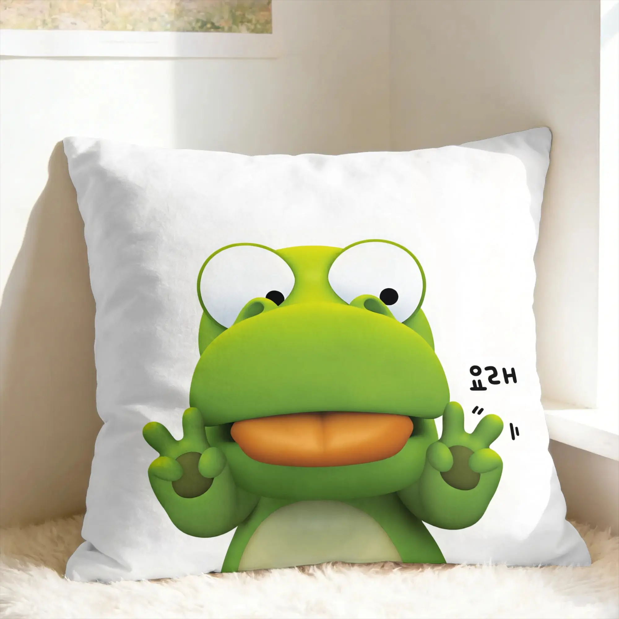 Cartoon P-PororoS Pillow Cover  Soft Cushion Cover Kawaii Pillow Case For Sofa Car Home Decor