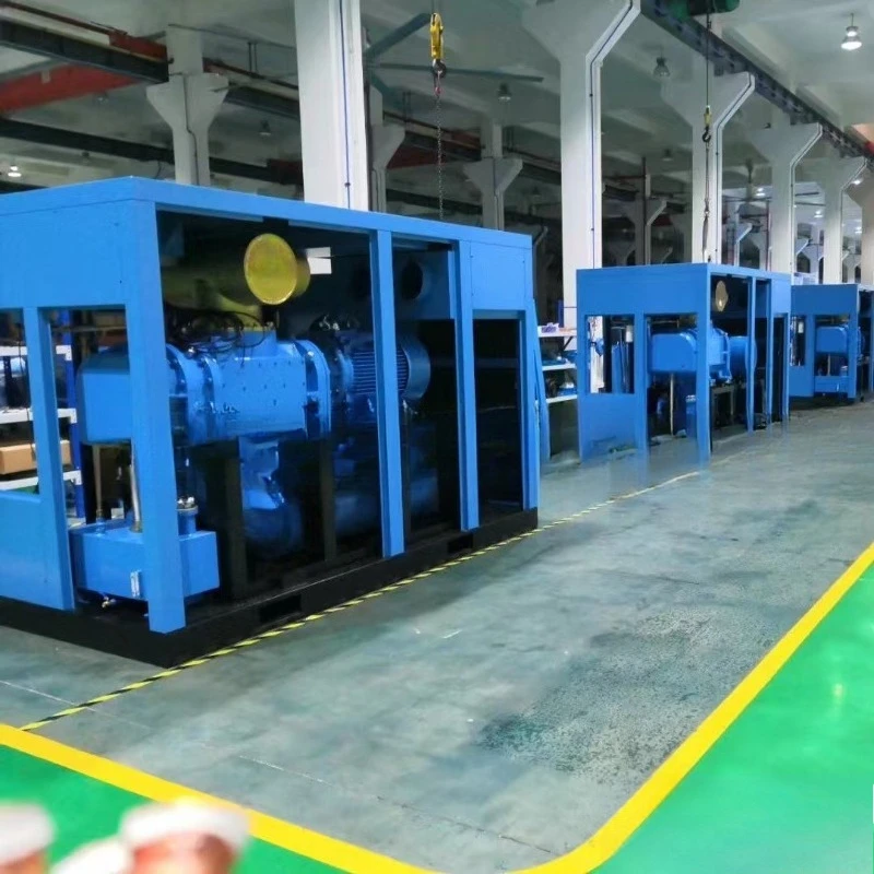 Special industrial machinery for blower power plants