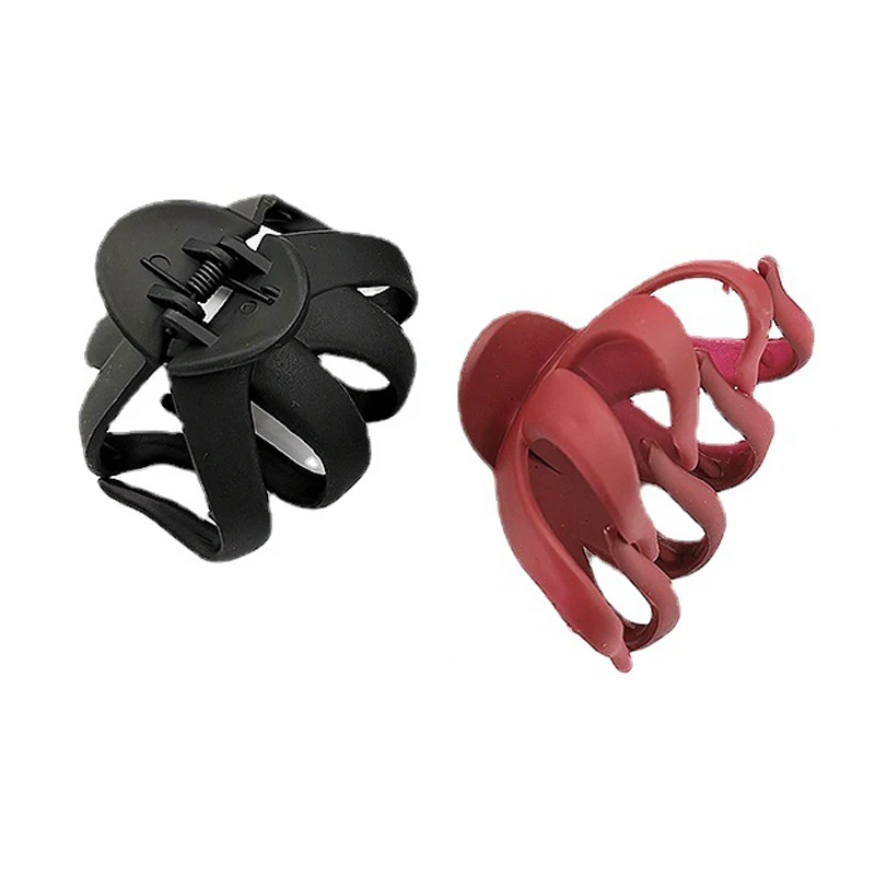 2pcs Large Hair Clips For Women Matte Texture Claw For Thick Hair Thin Hair Classic Frosted Hair For Girls