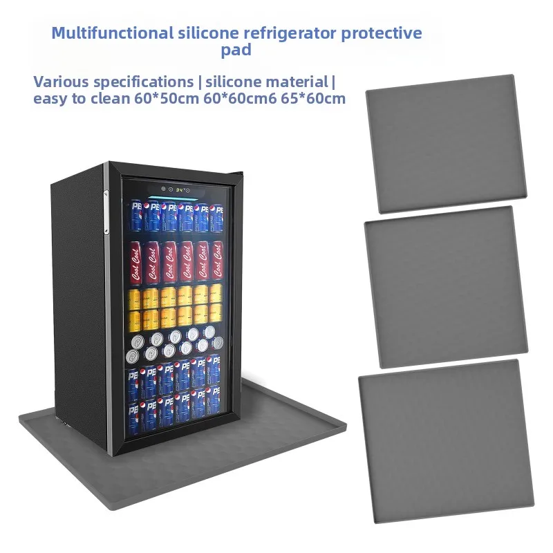 Washing Machine Pad, Non-slip and Scratch-proof Floor Silicone Pad, Freezer Silicone Pad, Pet Pad, Storage Pad
