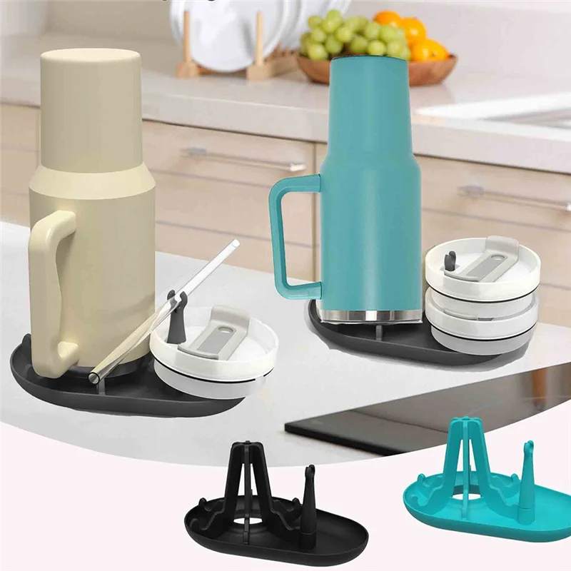 

Bottle Drying Rack For Stanley Cup ,Air Convection Fast Drying Bottle Rack,Soft Silicone Bottle Rack Dryer